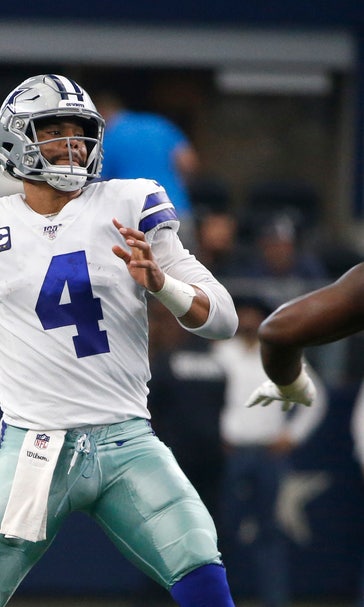 Cowboys' Prescott stays upbeat amid uptick in interceptions